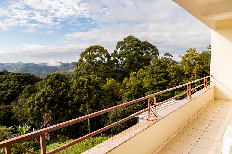 Apto 302 em Nova Petrópolis - Centro e Vista para Montanhas