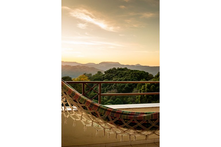 Apto 302 em Nova Petrópolis - Centro e Vista para Montanhas