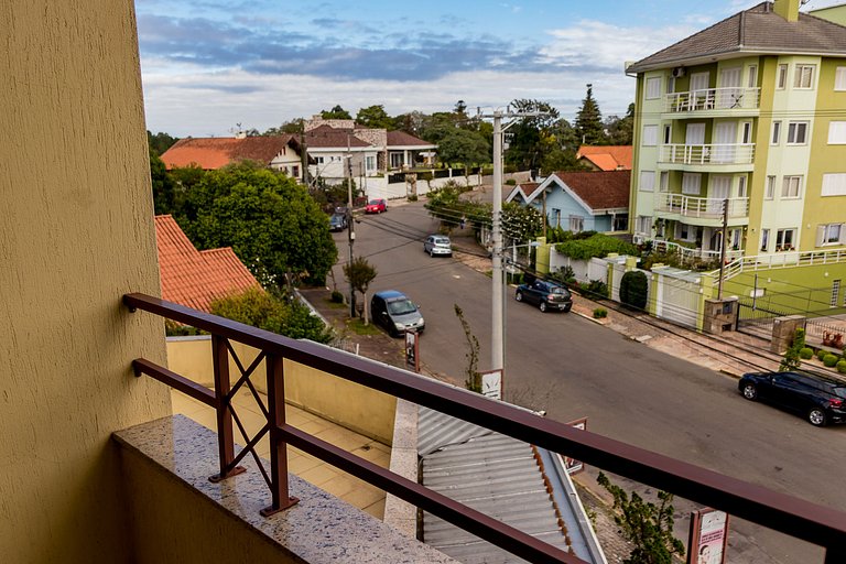 Apto 304 Aconchegante para Passeio ou Trabalho com Sacada