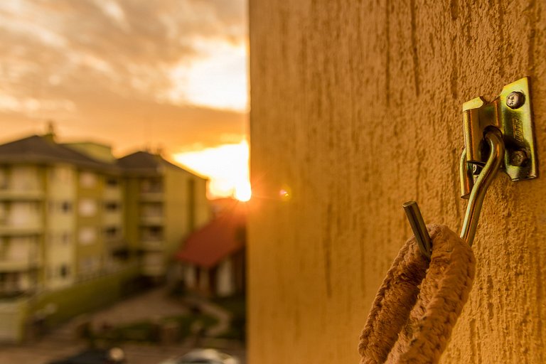 Apto 304 Aconchegante para Passeio ou Trabalho com Sacada