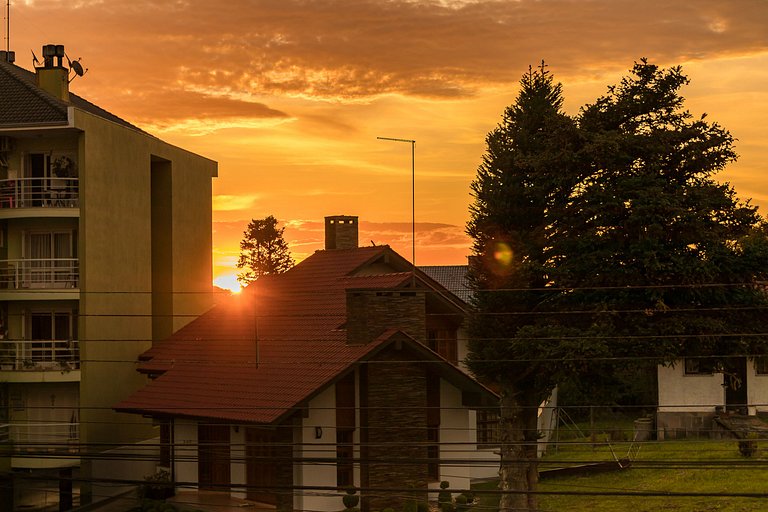 Apto 304 Aconchegante para Passeio ou Trabalho com Sacada