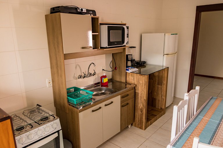 Apto 304 Aconchegante para Passeio ou Trabalho com Sacada