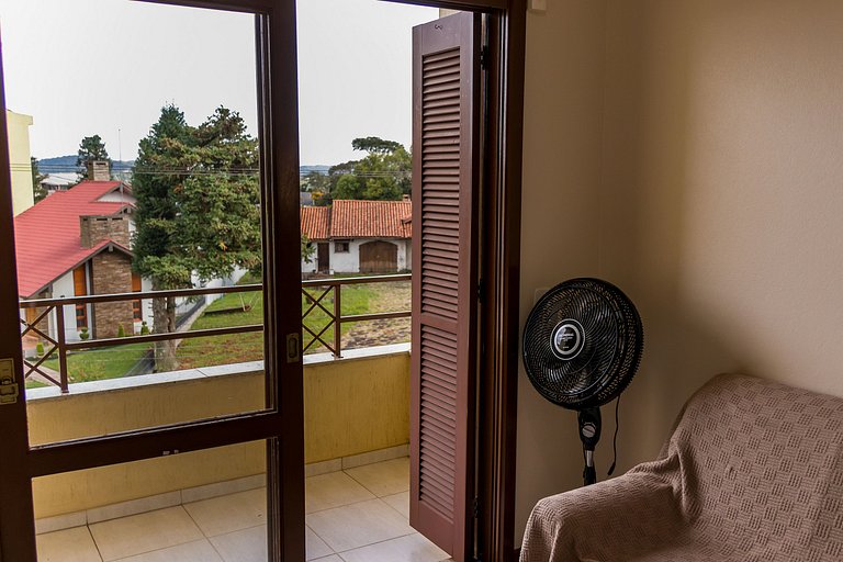 Apto 304 Aconchegante para Passeio ou Trabalho com Sacada