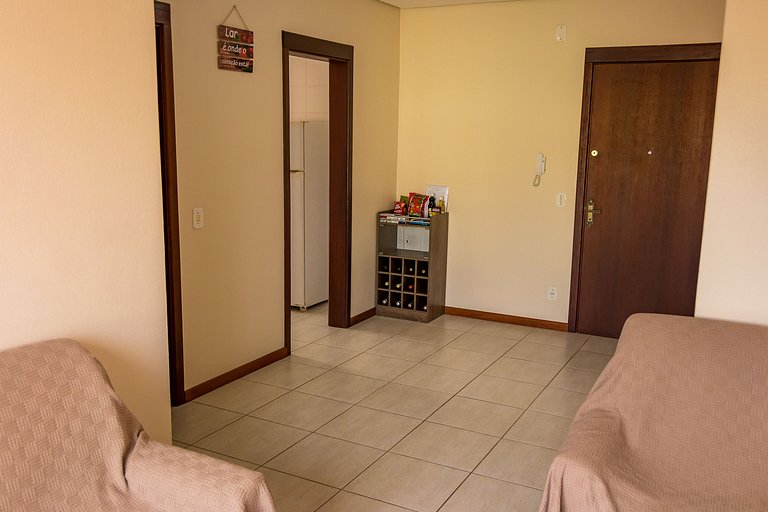 Apto 304 Aconchegante para Passeio ou Trabalho com Sacada