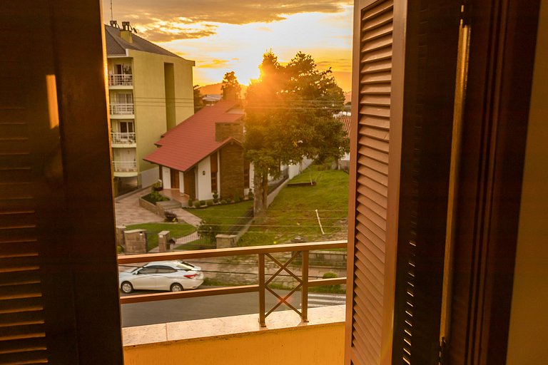 Apto 304 Aconchegante para Passeio ou Trabalho com Sacada